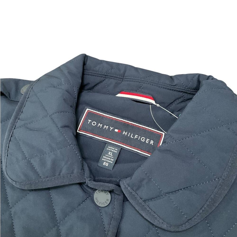 Tommy Hilfiger Women’s Blue Quilted Jacket Blue Size XL NWT - Picture 6 of 8
